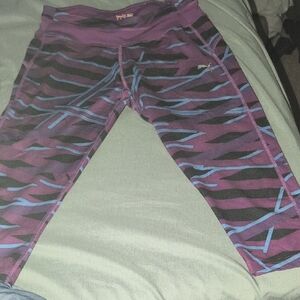 Puma Purple and Blue Athletic Leggings